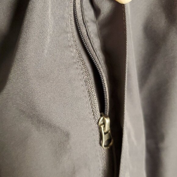 SwissTech Mens Jacket M 38-40 Full Zip Hooded Pockets Mid Length Logo Raincoat - Picture 4 of 16